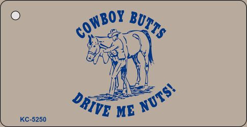 Cowboy Butts Novelty Aluminum Key Chain KC-5250