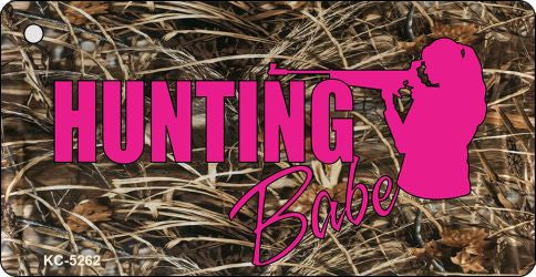 Hunting Babe Novelty Aluminum Key Chain KC-5262