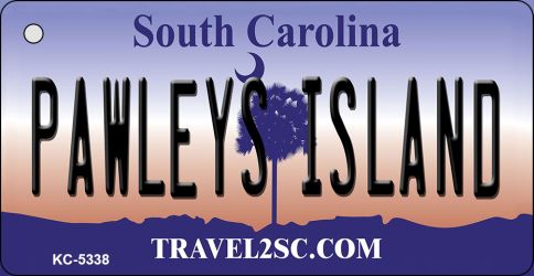 Pawleys Island South Carolina License Plate Tag Key Chain KC-5338