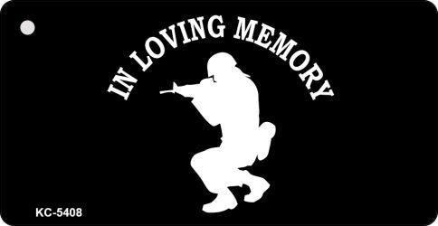 Loving Memory Squatting Novelty Aluminum Key Chain KC-5408
