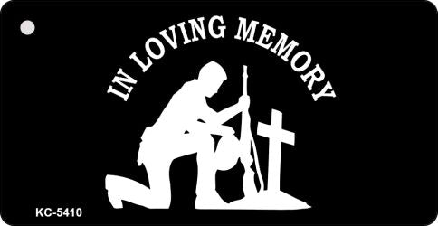 Loving Memory Cross Novelty Aluminum Key Chain KC-5410