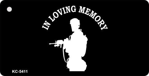 Loving Memory Standing Novelty Aluminum Key Chain KC-5411