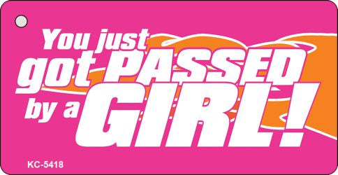 Passed By A Girl Novelty Aluminum Key Chain KC-5418