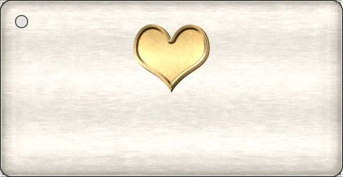 One Heart Novelty Metal Key Chain KC-5704