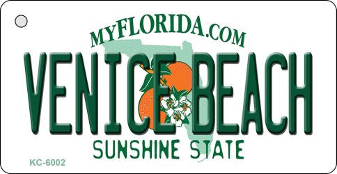 Venice Beach Florida State License Plate Tag Key Chain KC-6002