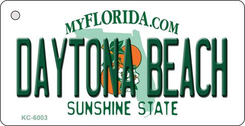 Daytona Beach Florida State License Plate Tag Key Chain KC-6003