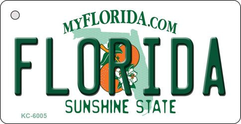 Florida State License Plate Tag Key Chain KC-6005
