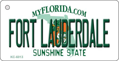 Fort Lauderdale Florida State License Plate Tag Key Chain KC-6013