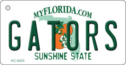 Gators Florida State License Plate Tag Key Chain KC-6020