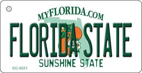 Florida State University State License Plate Tag Key Chain KC-6021