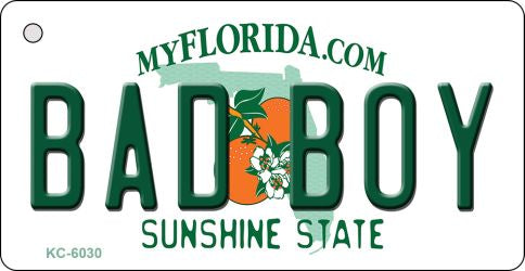 Bad Boy Florida State License Plate Tag Key Chain KC-6030