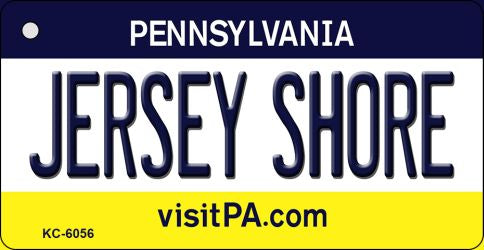 Jersey Shore Pennsylvania State License Plate Tag Key Chain KC-6056