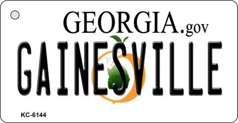 Gainesville Georgia State License Plate Tag Novelty Key Chain KC-6144