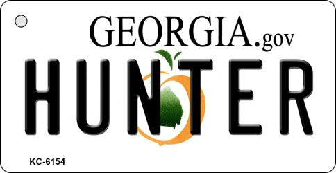 Hunter Georgia State License Plate Tag Novelty Key Chain KC-6154