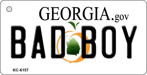 Bad Boy Georgia State License Plate Tag Novelty Key Chain KC-6157