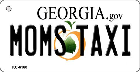 Moms Taxi Georgia State License Plate Tag Novelty Key Chain KC-6160