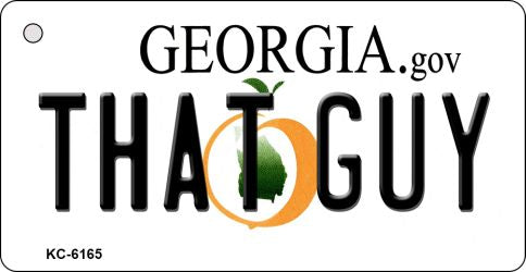 That Guy Georgia State License Plate Tag Novelty Key Chain KC-6165