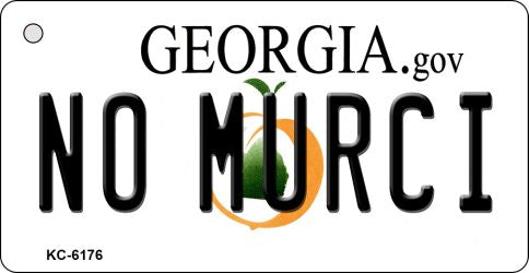 No Murci Georgia State License Plate Tag Novelty Key Chain KC-6176