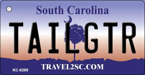 Tailgtr South Carolina License Plate Tag Key Chain KC-6269