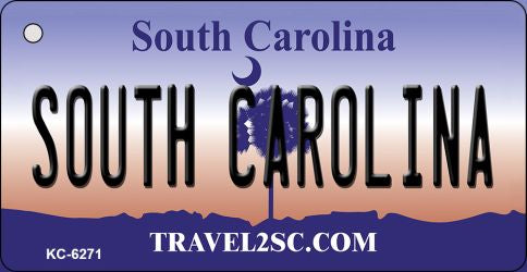 South Carolina License Plate Tag Key Chain KC-6271