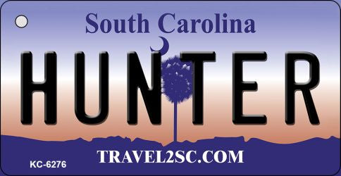 Hunter South Carolina License Plate Tag Key Chain KC-6276