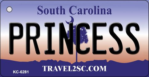 Princess South Carolina License Plate Tag Key Chain KC-6281