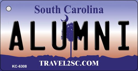 Alumni South Carolina License Plate Tag Key Chain KC-6308