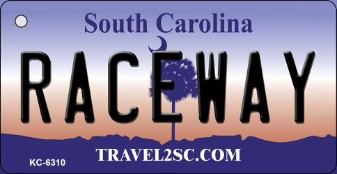 Raceway South Carolina License Plate Tag Key Chain KC-6310