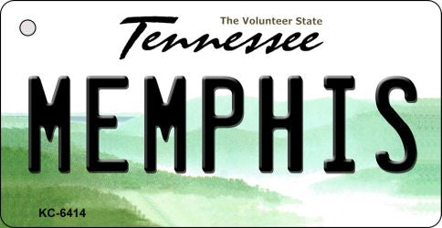 Memphis Tennessee License Plate Tag Key Chain KC-6414