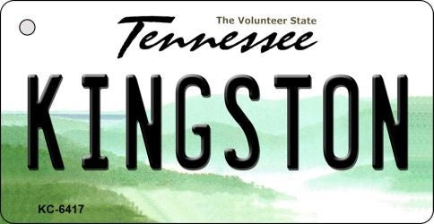 Kingston Tennessee License Plate Tag Key Chain KC-6417