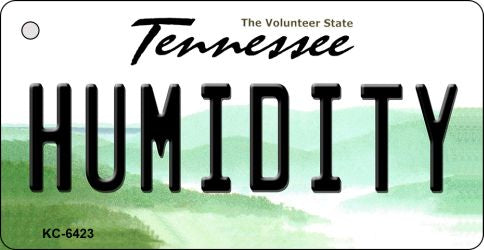 Humidity Tennessee License Plate Tag Key Chain KC-6423
