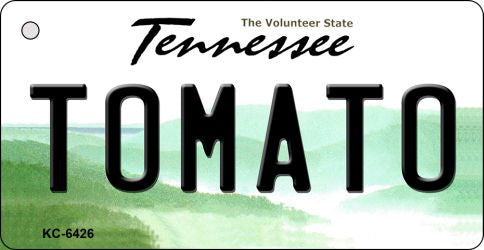 Tomato Tennessee License Plate Tag Key Chain KC-6426