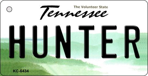 Hunter Tennessee License Plate Tag Key Chain KC-6434