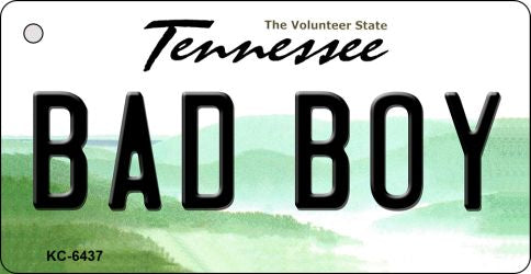 Bad Boy Tennessee License Plate Tag Key Chain KC-6437