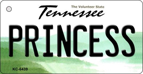 Princess Tennessee License Plate Tag Key Chain KC-6439