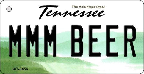 MMM Beer Tennessee License Plate Tag Key Chain KC-6456