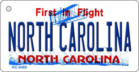 North Carolina State License Plate Tag Key Chain KC-6460