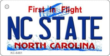 North Carolina State University Novelty Metal Key Chain KC-6461