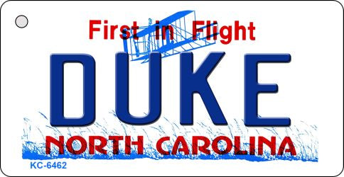 Duke North Carolina State License Plate Tag Key Chain KC-6462