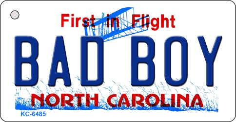 Bad Boy North Carolina State License Plate Tag Key Chain KC-6485