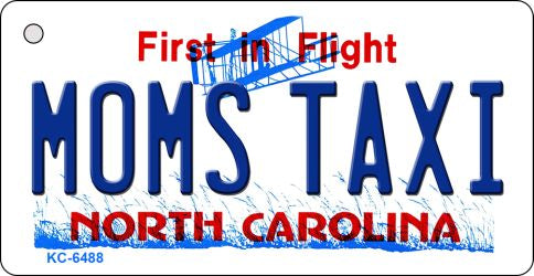 Moms Taxi North Carolina State License Plate Tag Key Chain KC-6488