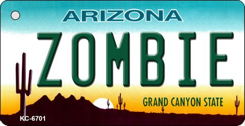 Zombies Arizona Novelty Aluminum Key Chain KC-6701