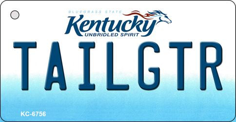 Tailgtr Kentucky State License Plate Tag Novelty Key Chain KC-6756