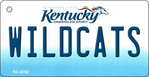 Wildcats Kentucky State License Plate Tag Novelty Key Chain KC-6762