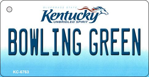 Bowling Green Kentucky State License Plate Tag Novelty Key Chain KC-6763