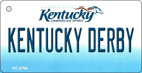 Kentucky Derby State License Plate Tag Novelty Key Chain KC-6764