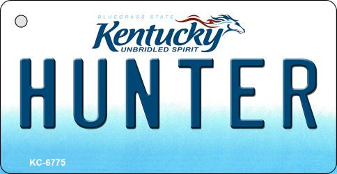 Hunter Kentucky State License Plate Tag Novelty Key Chain KC-6775
