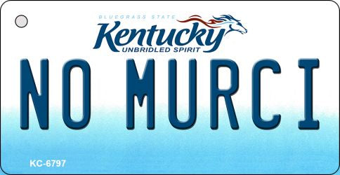 No Murci Kentucky State License Plate Tag Novelty Key Chain KC-6797