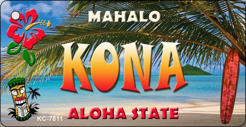 Kona Tiki Novelty Metal Key Chain KC-7811