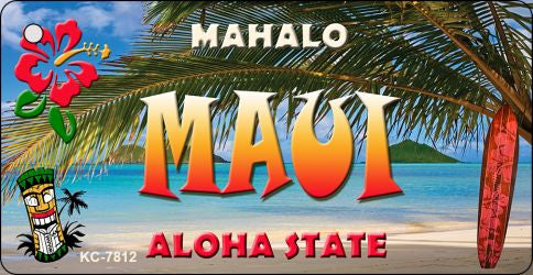 Maui Tiki Novelty Metal Key Chain KC-7812
